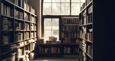 Cozy bookstore with favourite novels symbolising customer loyalty and retention