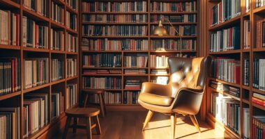 Bookshop self-development shelves illustrating best personal development courses for small business owners