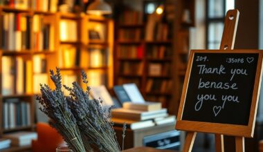 Independent bookshop counter with thank-you tray showing how to build a loyal customer base without discounts