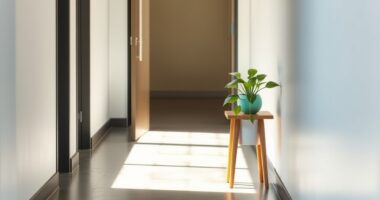 Scene with plant and stress ball, showing how to overcome negative self-talk in the workplace