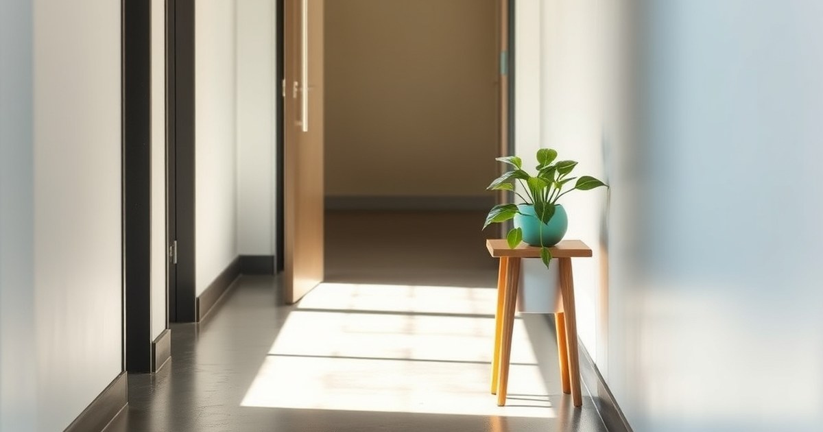 Scene with plant and stress ball, showing how to overcome negative self-talk in the workplace